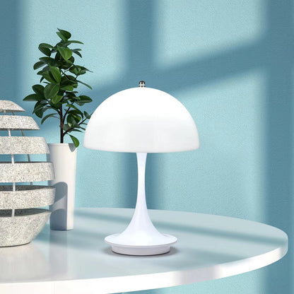 NordicMush Svampelampe | Trådløs LED Bordlampe med Skandinavisk Design