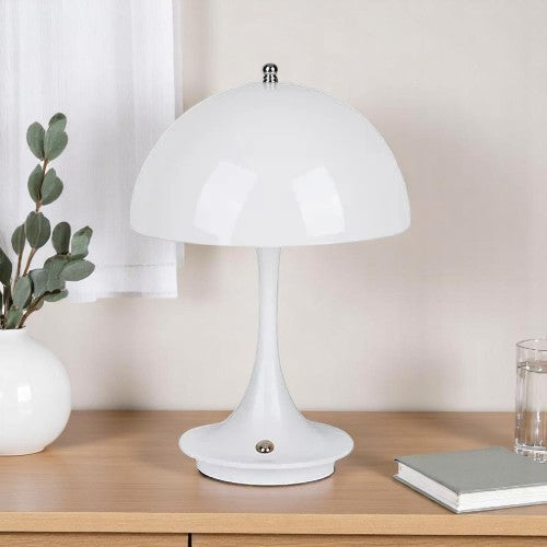 NordicMush Svampelampe | Trådløs LED Bordlampe med Skandinavisk Design