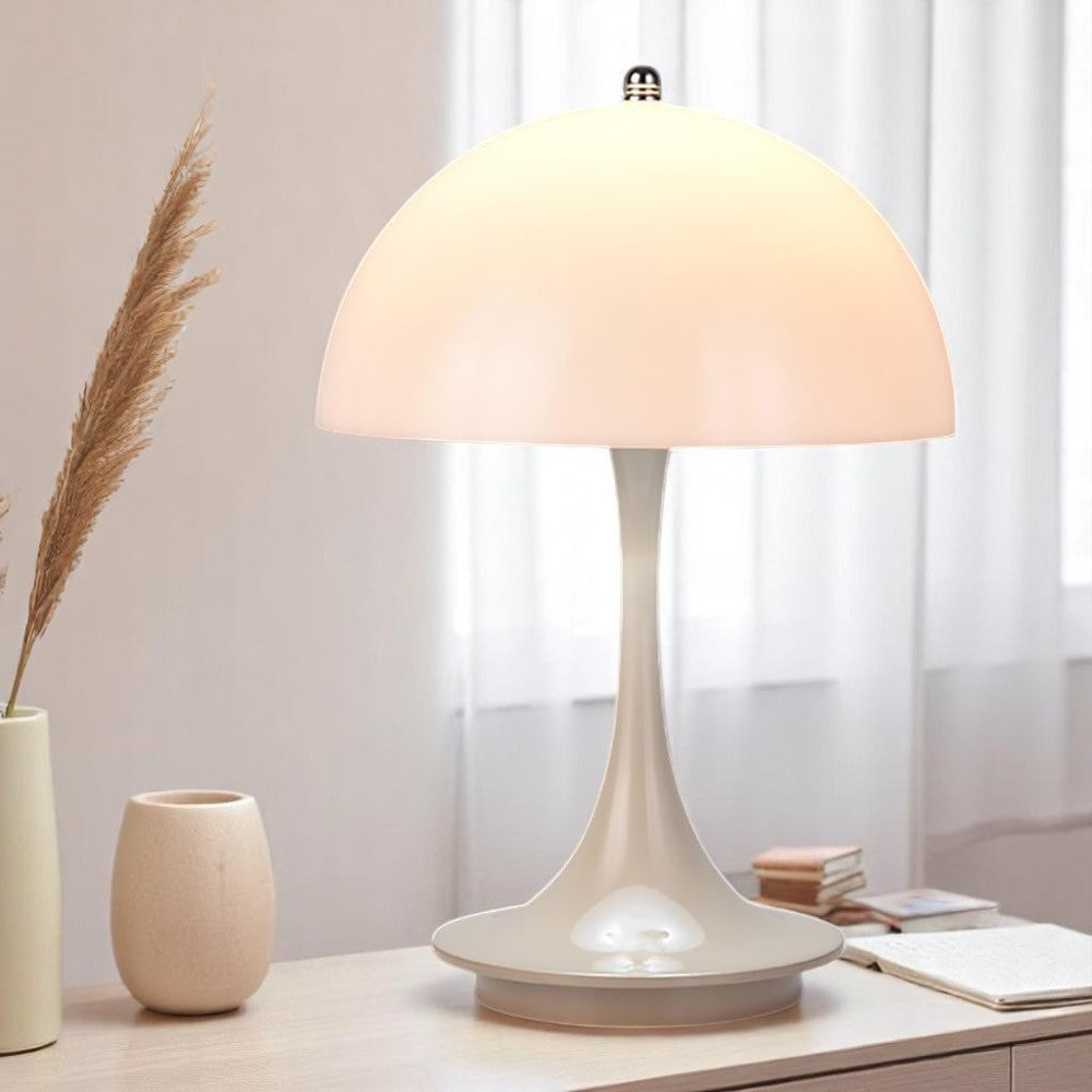 NordicMush Svampelampe | Trådløs LED Bordlampe med Skandinavisk Design