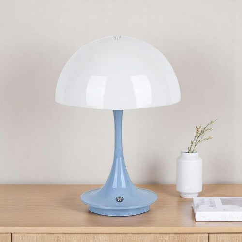 NordicMush Svampelampe | Trådløs LED Bordlampe med Skandinavisk Design