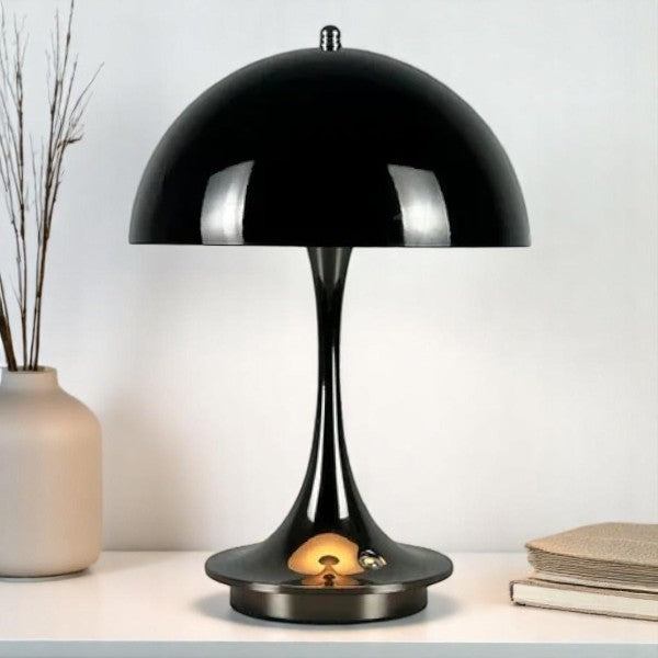 NordicMush Svampelampe | Trådløs LED Bordlampe med Skandinavisk Design
