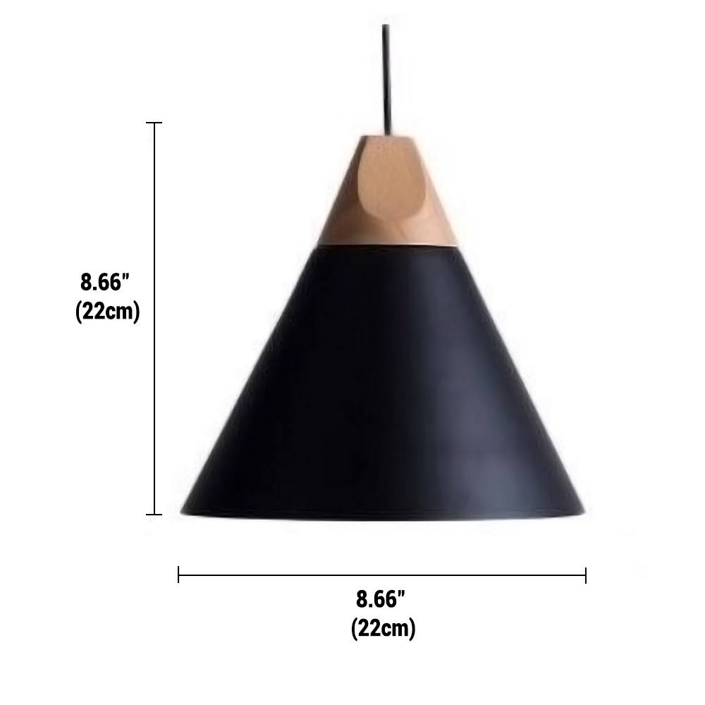 NordicShade | Minimalistisk Træ Pendellampe
