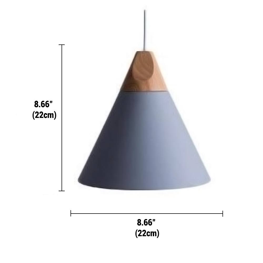 NordicShade | Minimalistisk Træ Pendellampe