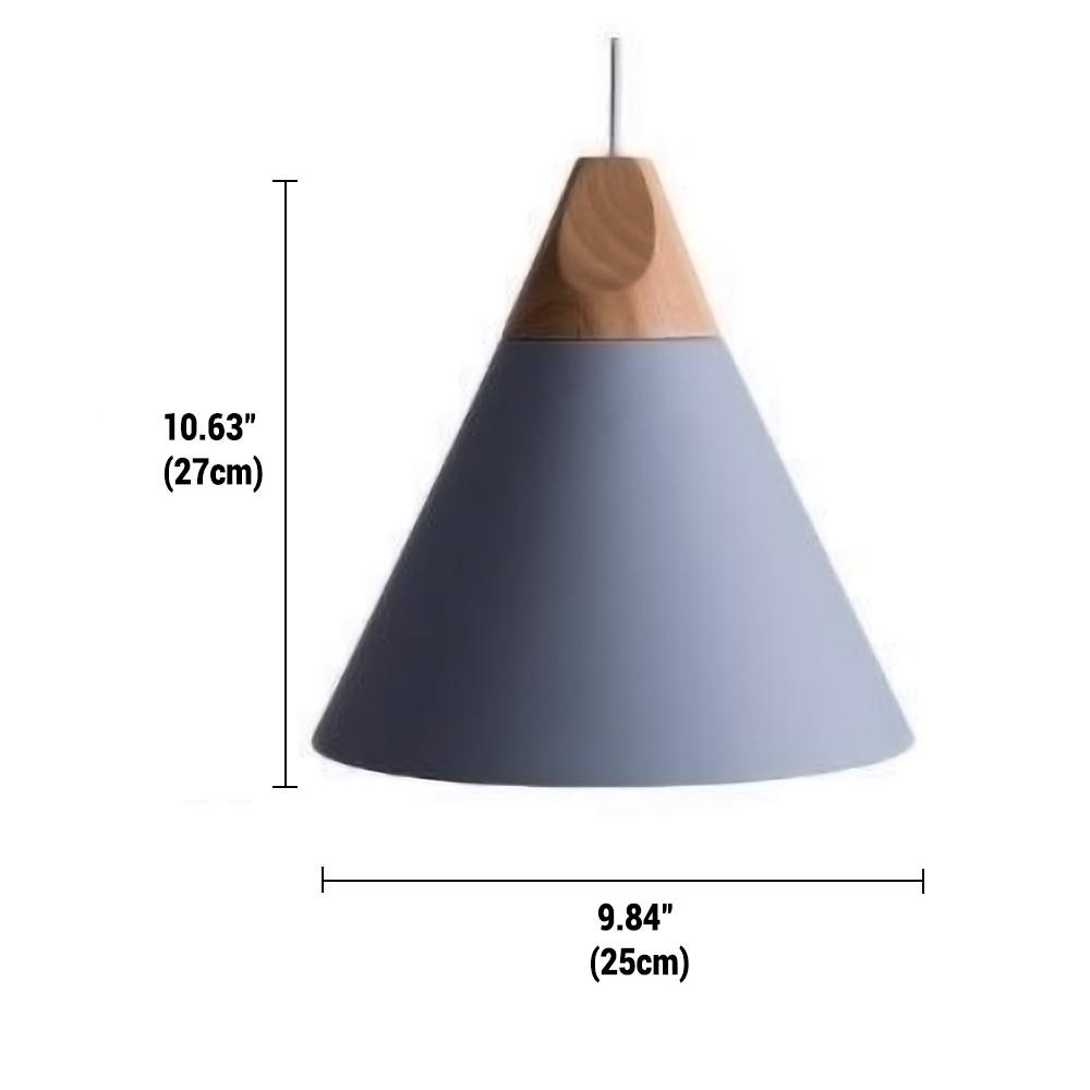 NordicShade | Minimalistisk Træ Pendellampe
