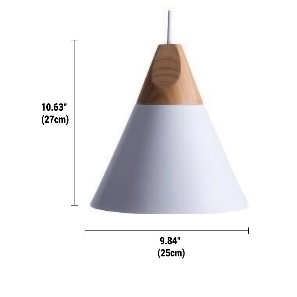 NordicShade | Minimalistisk Træ Pendellampe