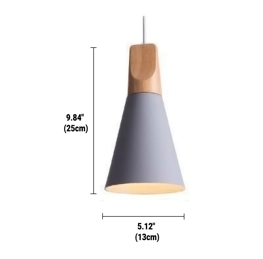 NordicShade | Minimalistisk Træ Pendellampe