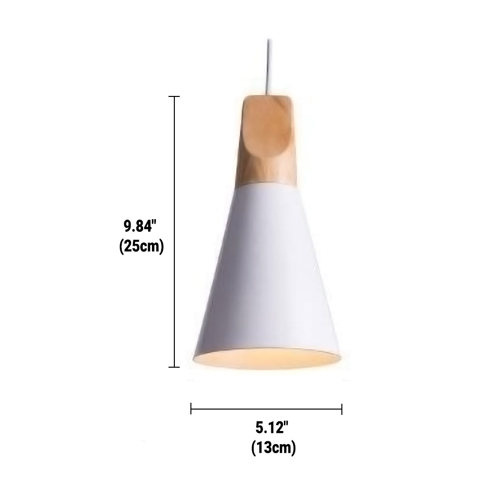 NordicShade | Minimalistisk Træ Pendellampe