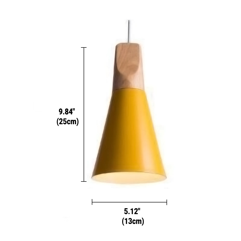 NordicShade | Minimalistisk Træ Pendellampe