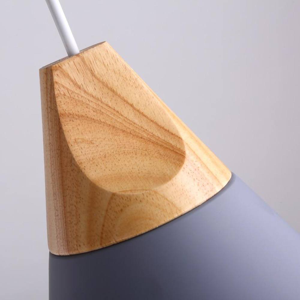 NordicShade | Minimalistisk Træ Pendellampe