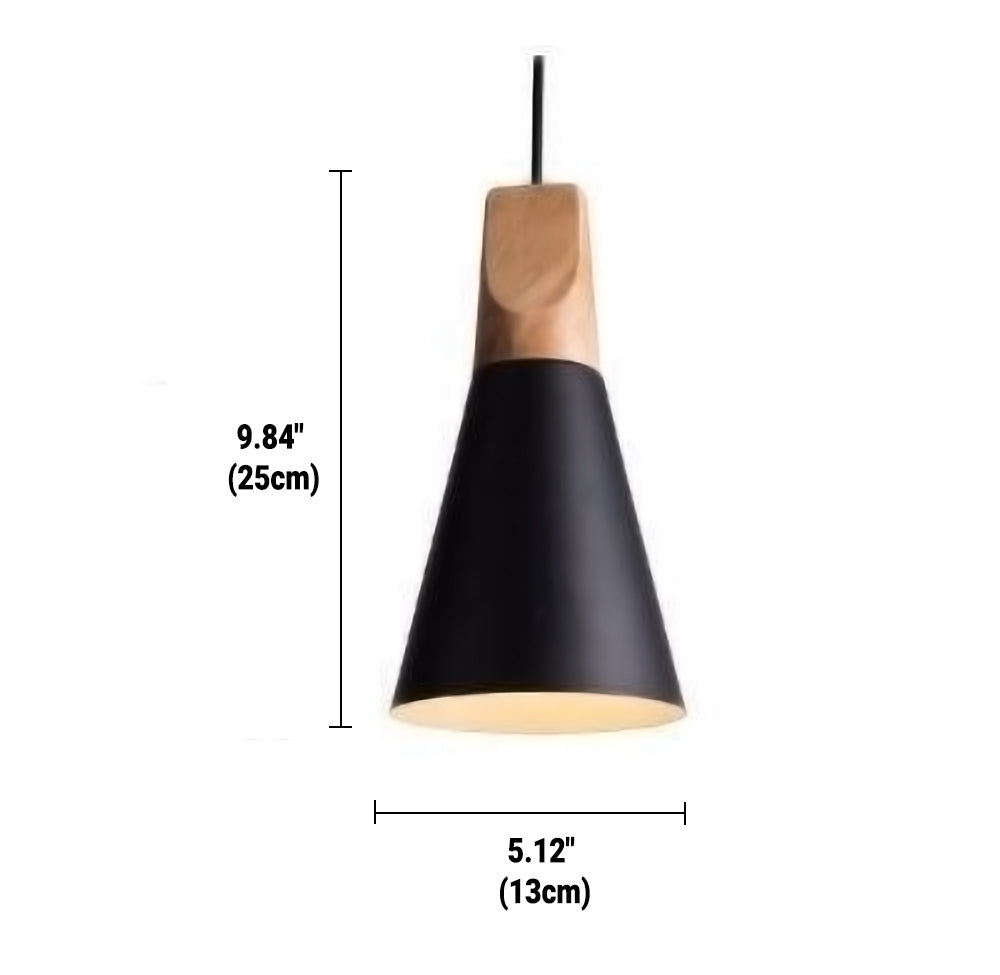 NordicShade | Minimalistisk Træ Pendellampe