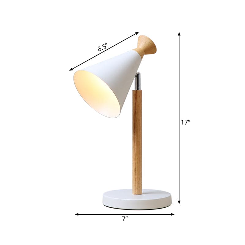 OakEase | Moderne Rustik Konisk Lampe