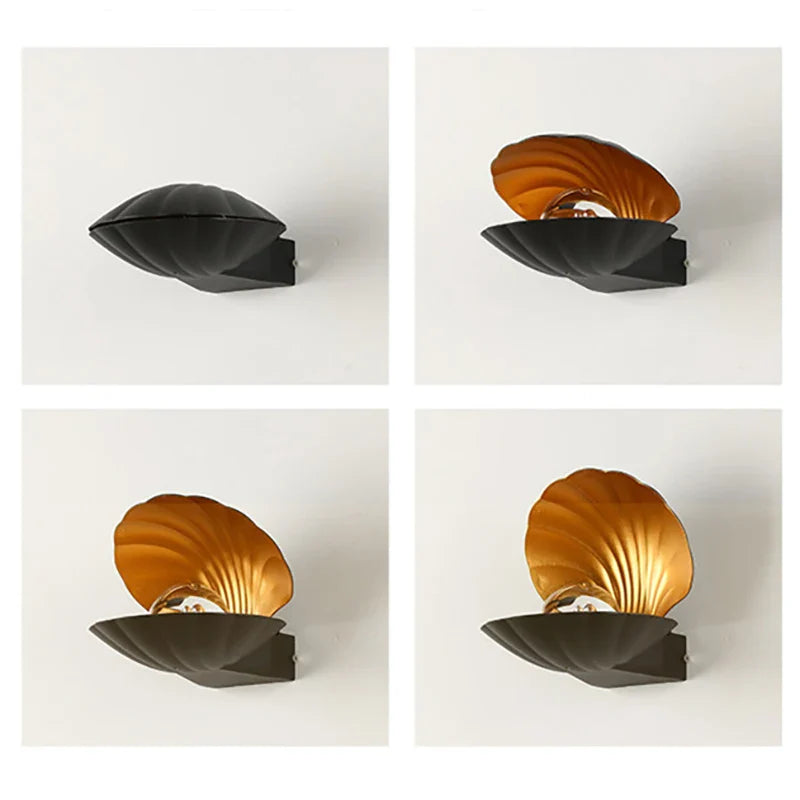 OceanLuxe | Nautisk Skall Væglampe