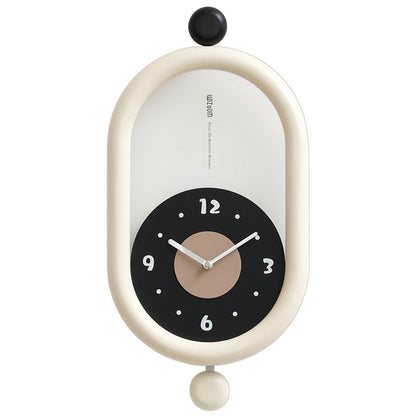 OvalClock | Elegance Kurvet Vægur