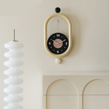 OvalClock | Elegance Kurvet Vægur