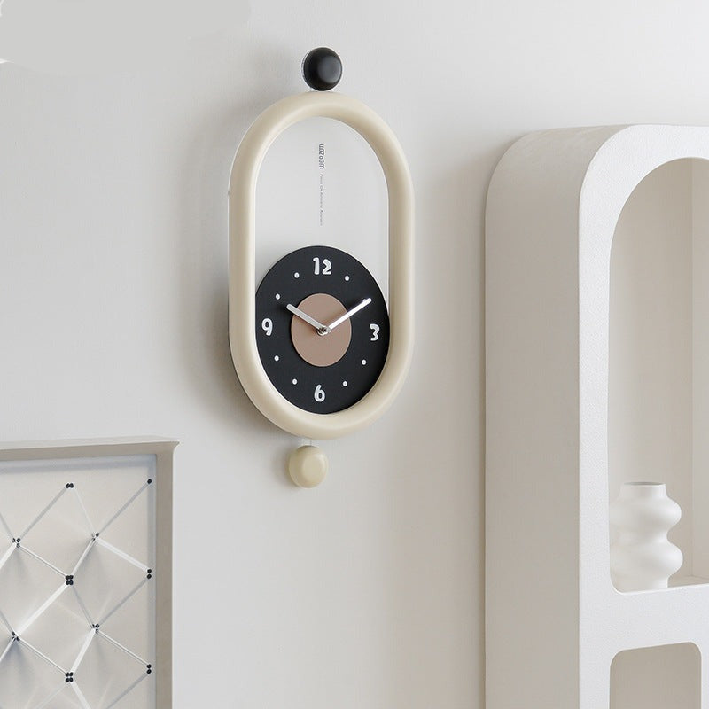OvalClock | Elegance Kurvet Vægur