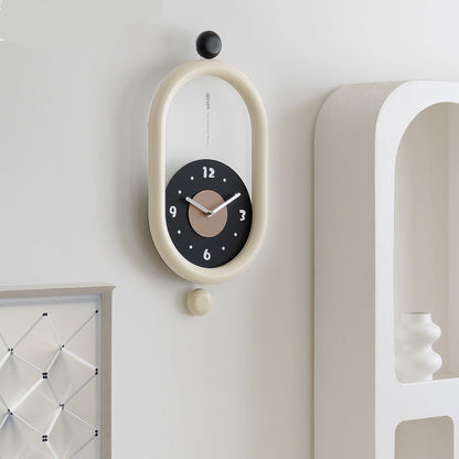 OvalClock | Elegance Kurvet Vægur