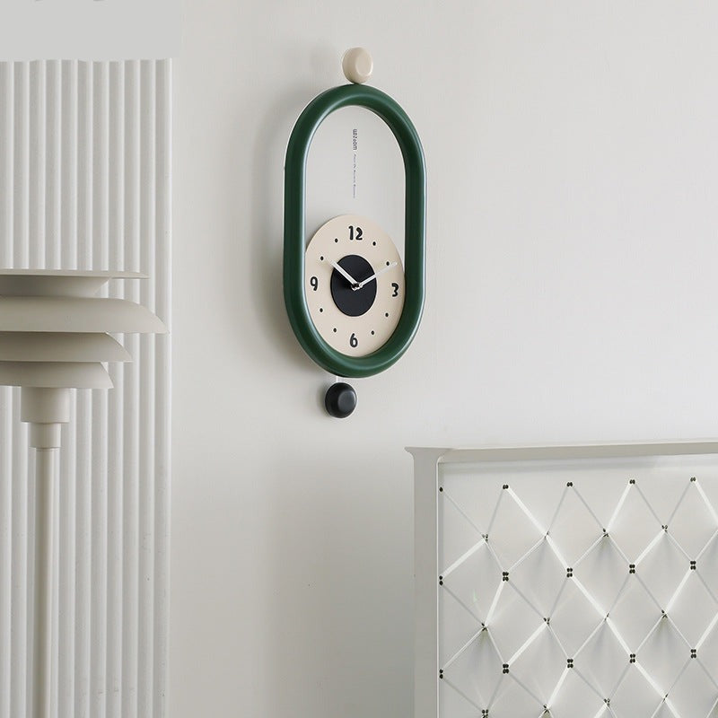 OvalClock | Elegance Kurvet Vægur