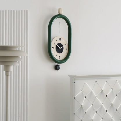 OvalClock | Elegance Kurvet Vægur