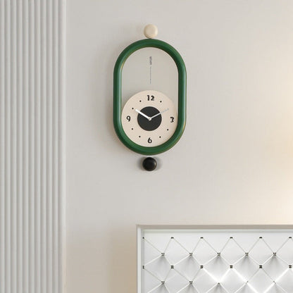 OvalClock | Elegance Kurvet Vægur