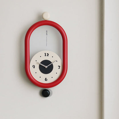 OvalClock | Elegance Kurvet Vægur