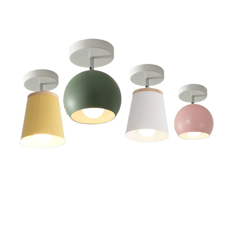 SweetGlow | Farverig Macaron Loftlampe