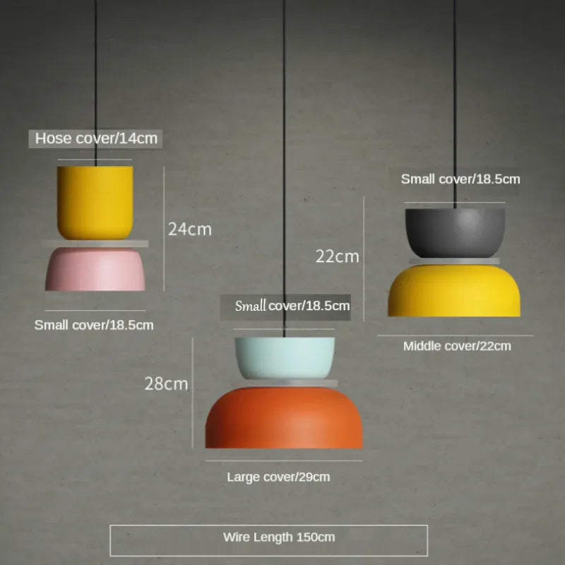 PaletteLamp | Stilig Dobbelt Skærm Lampe
