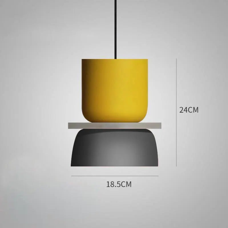 PaletteLamp | Stilig Dobbelt Skærm Lampe