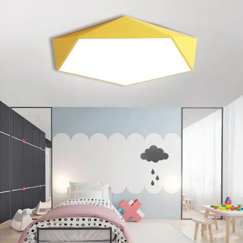 PastelLuxe | Modern Polygonal Loftlampe