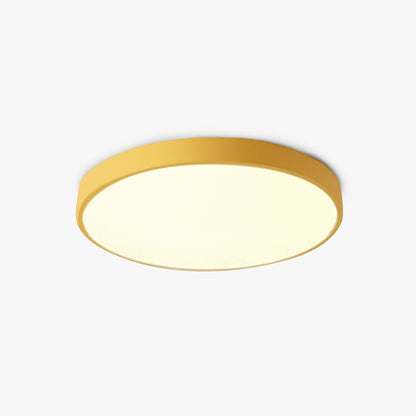 PastelRing | Rund Ultra-Flad LED Loftlampe til Moderne Indendørs Belysning
