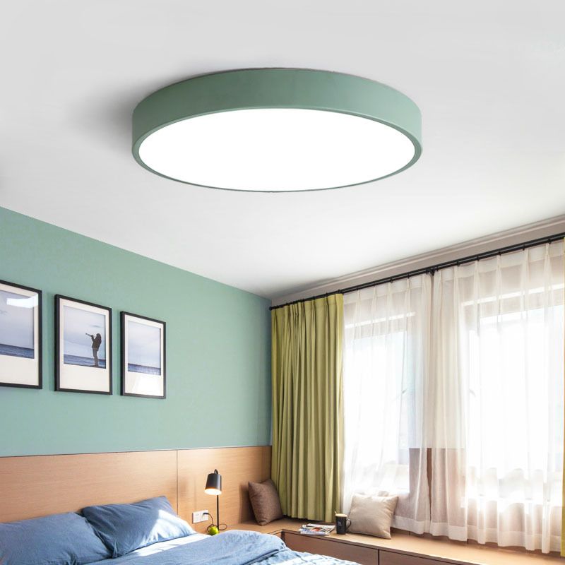 PastelRing | Rund Ultra-Flad LED Loftlampe til Moderne Indendørs Belysning