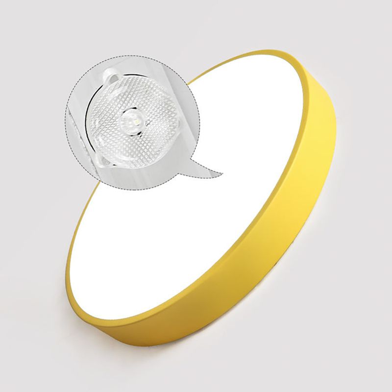 PastelRing | Rund Ultra-Flad LED Loftlampe til Moderne Indendørs Belysning