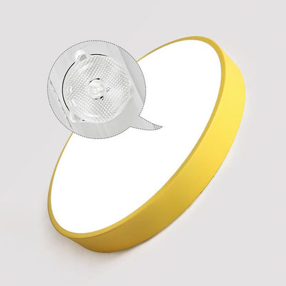 PastelRing | Rund Ultra-Flad LED Loftlampe til Moderne Indendørs Belysning