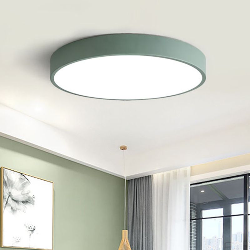 PastelRing | Rund Ultra-Flad LED Loftlampe til Moderne Indendørs Belysning