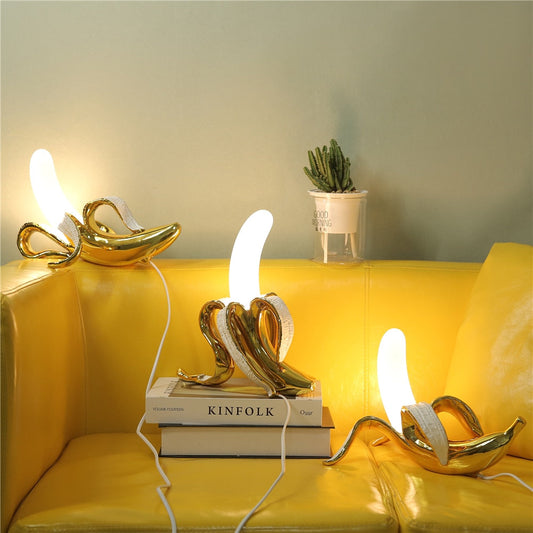 PeelGlow | Bananformet Art Deco Lampe