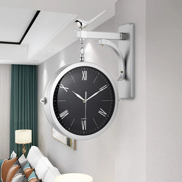 PerchTime | Elegant Dobbelt-sidet Ur