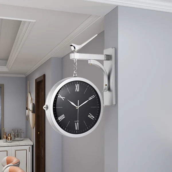 PerchTime | Elegant Dobbelt-sidet Ur