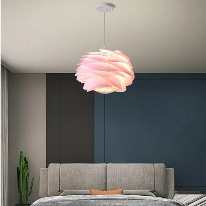 PetalGleam | Kunstnerisk Lagdelt Lampe