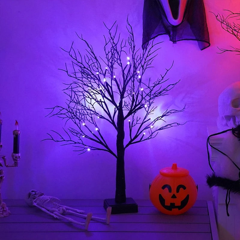 PhantomLite | Uhyggelig LED Træ Lampe