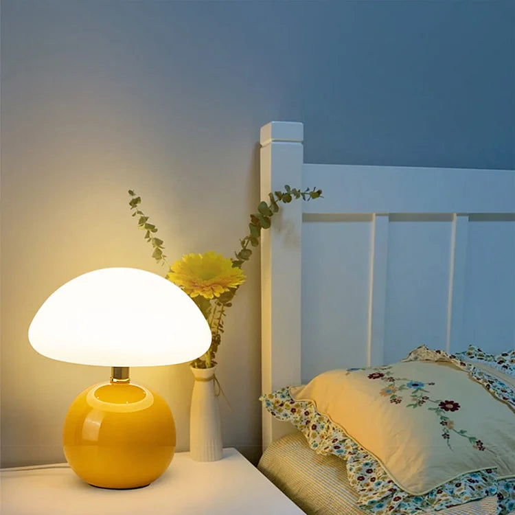 PoshMushroom | Stilfuld Fransk Svampelampe