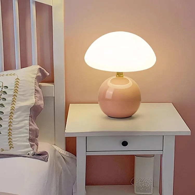 PoshMushroom | Stilfuld Fransk Svampelampe
