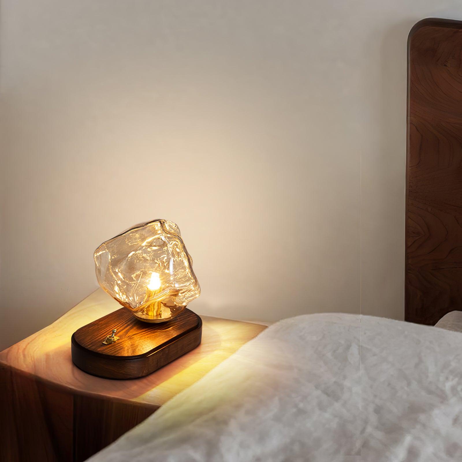 PrismStone | Moderne Glasblok Lampe