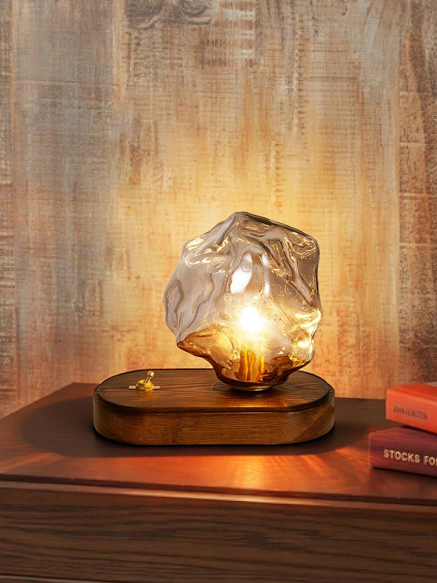 PrismStone | Moderne Glasblok Lampe