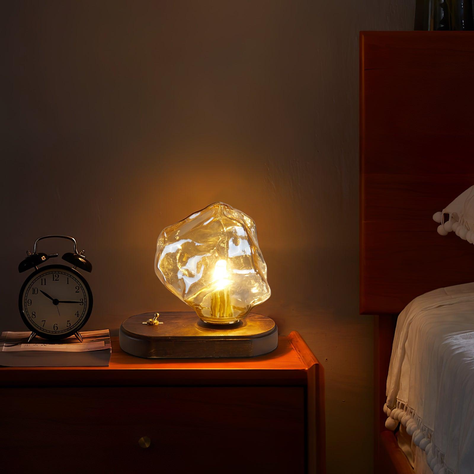 PrismStone | Moderne Glasblok Lampe