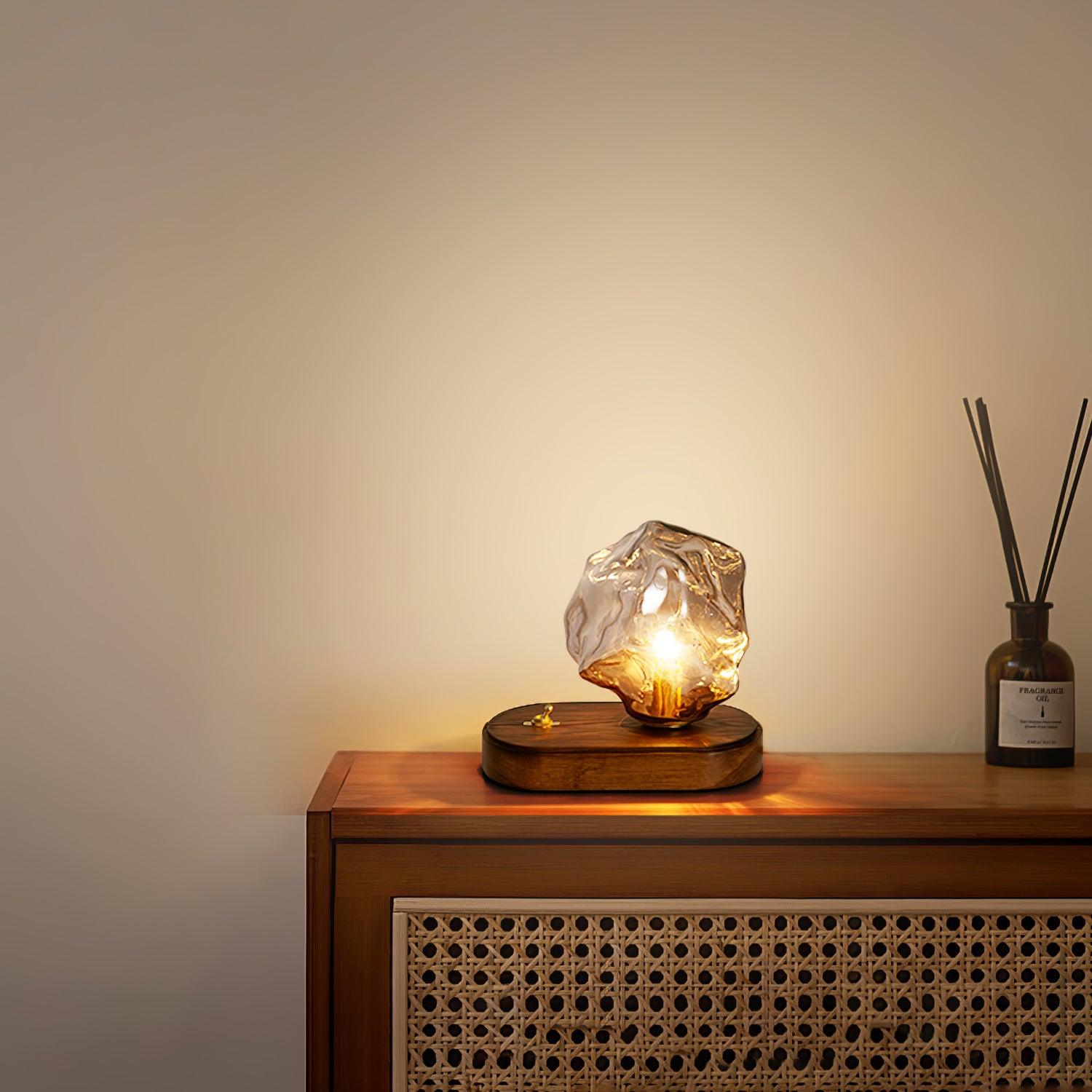 PrismStone | Moderne Glasblok Lampe
