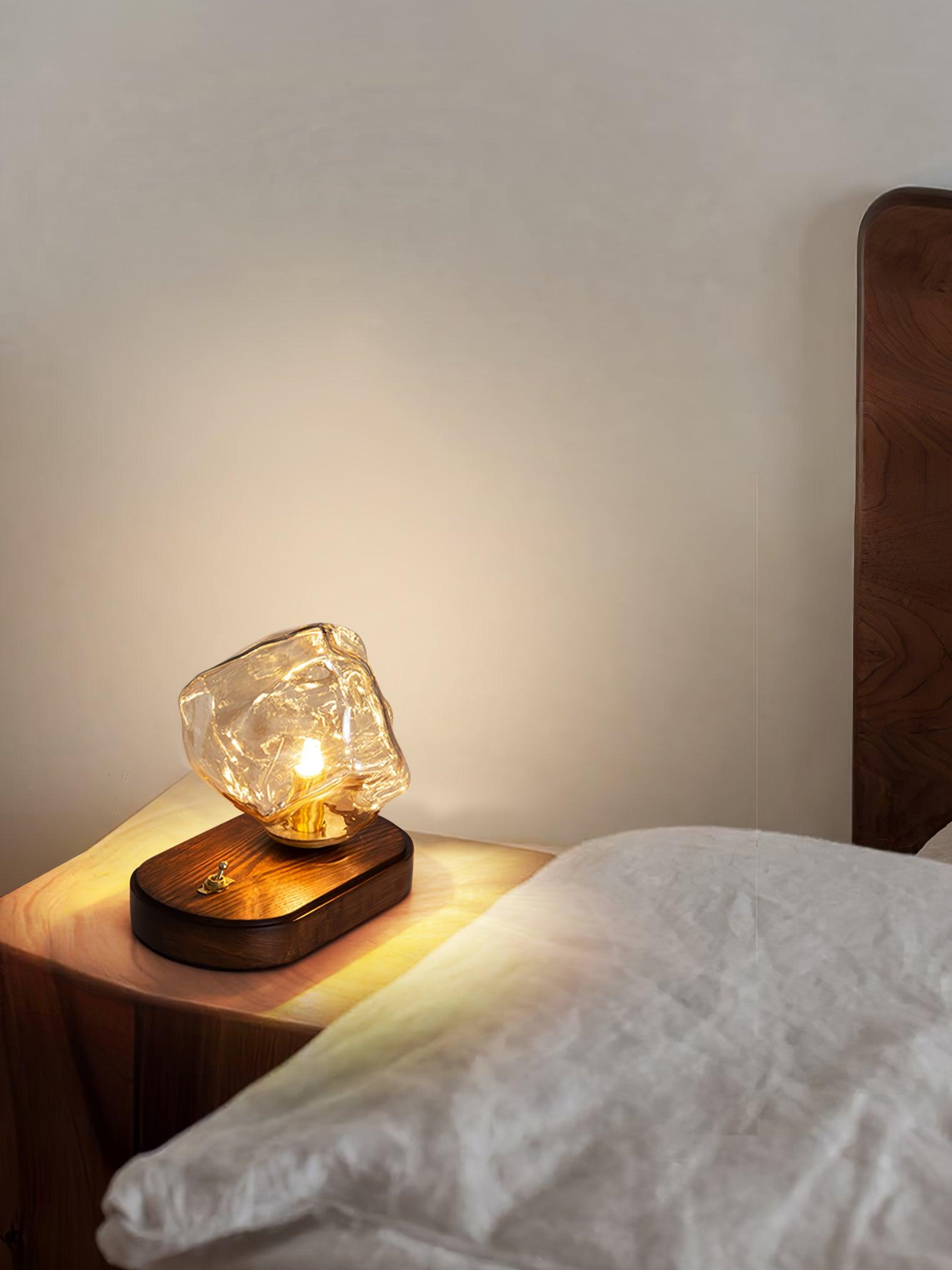 PrismStone | Moderne Glasblok Lampe