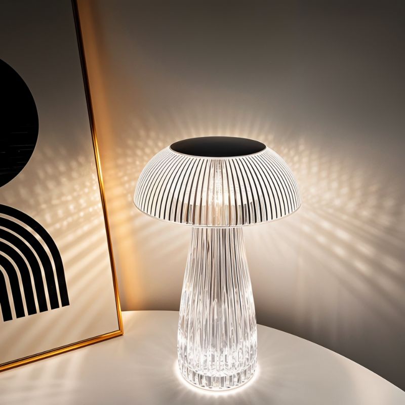 PrismaLuxe | Slank Glas Bordlampe