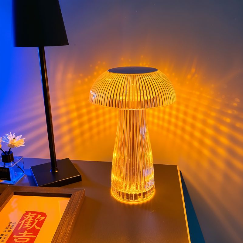 PrismaLuxe | Slank Glas Bordlampe
