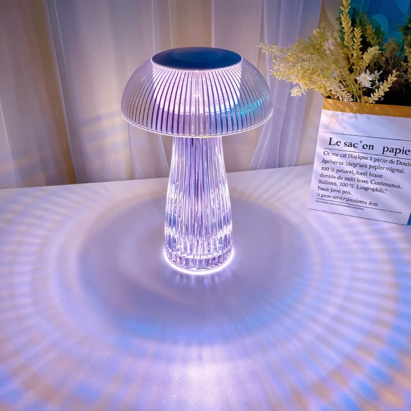 PrismaLuxe | Slank Glas Bordlampe