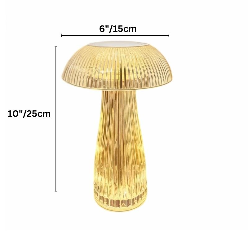 PrismaLuxe | Slank Glas Bordlampe