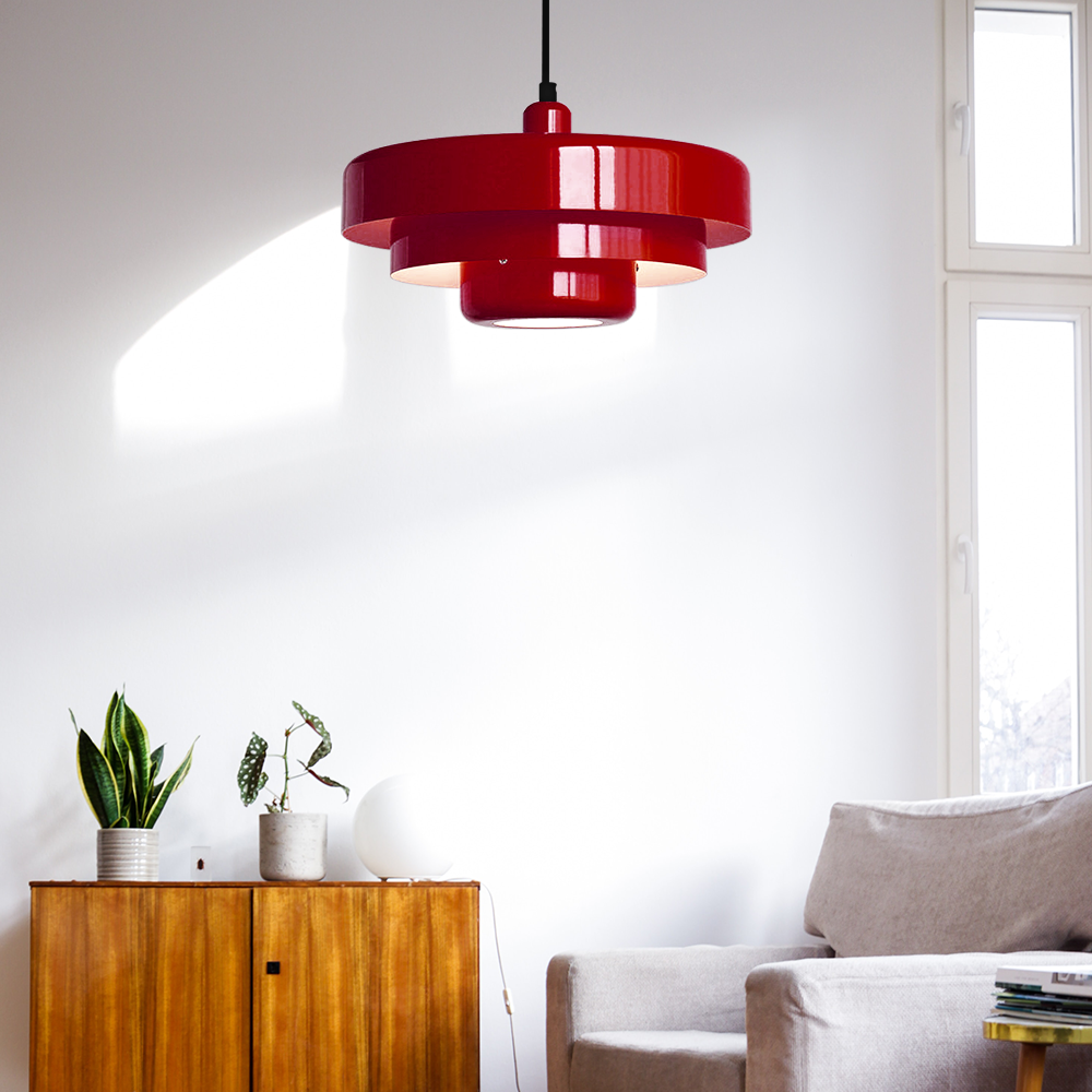 PrismicCircle | Moderne Glas Loftlampe i Nordisk Design til Hjemmet